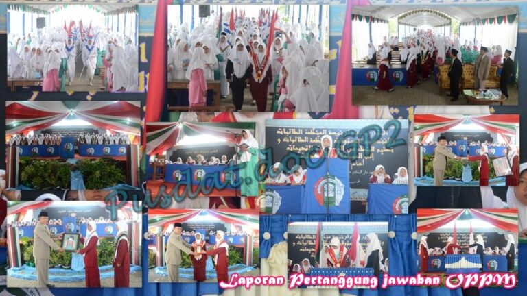 LAPORAN PERTANGGUNGJAWABAN DAN SERAH TERIMA AMANAT OPPM DAN KOORDINATOR GERAKAN PRAMUKA