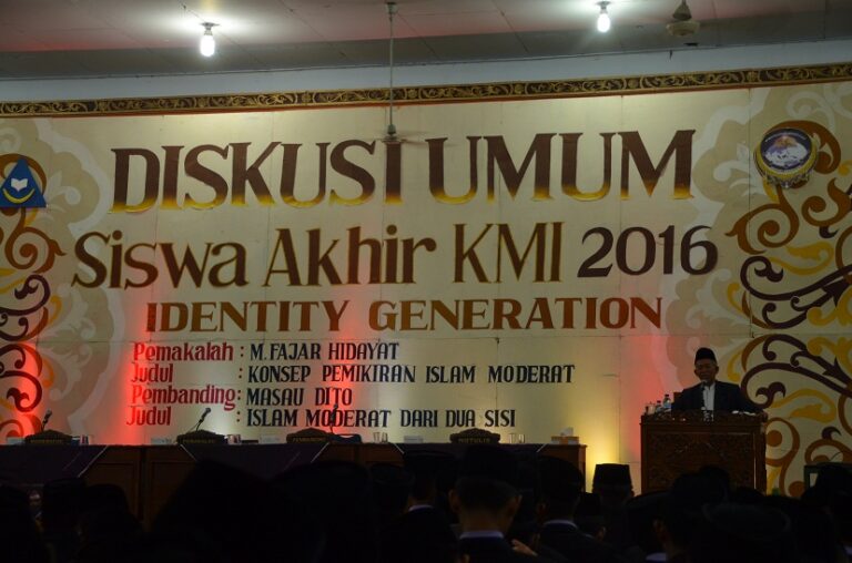 Diskusi Umum Siswa Akhir KMI: “Gontor Mengislamkan Nusantara”