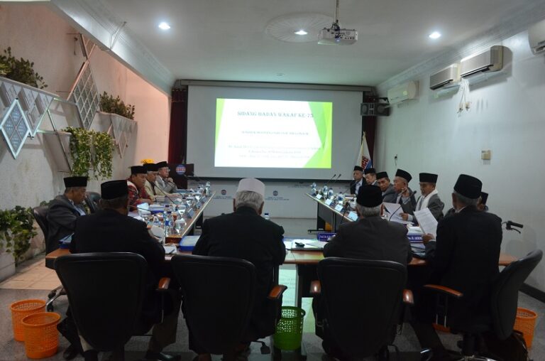 Sidang Badan Wakaf Ke-75 Digelar di Jakarta