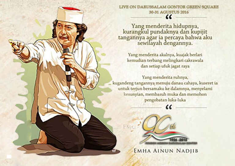 Cak Nun dan Kiai Kanjeng Siap Ber-“ta’dib” Bersama di Gontor