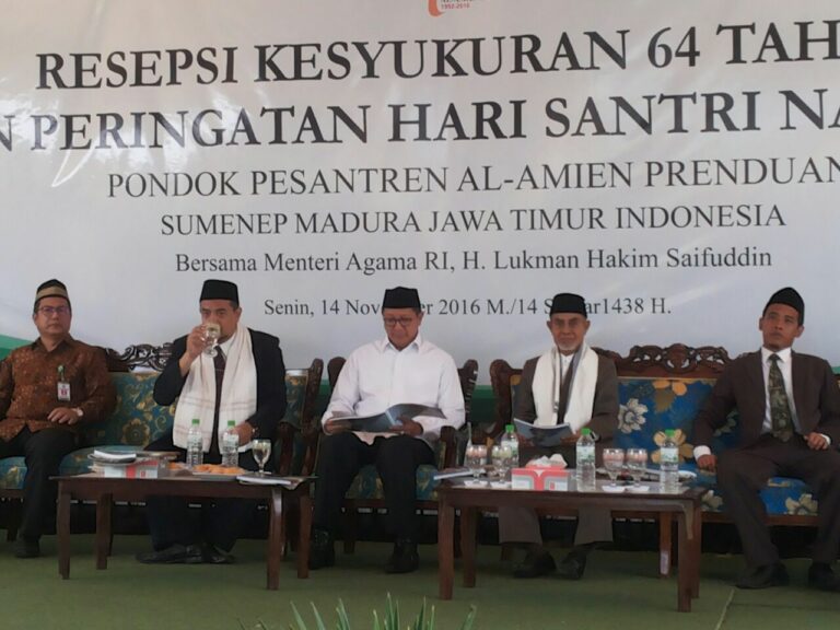 Kiai Hasan Hadiri Resepsi Kesyukuran 64 Tahun Ponpes Al-Amien Prenduan