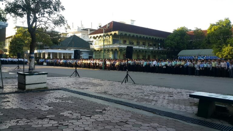 Pembukaan ujian tahriry kelas 1-5 Gontor