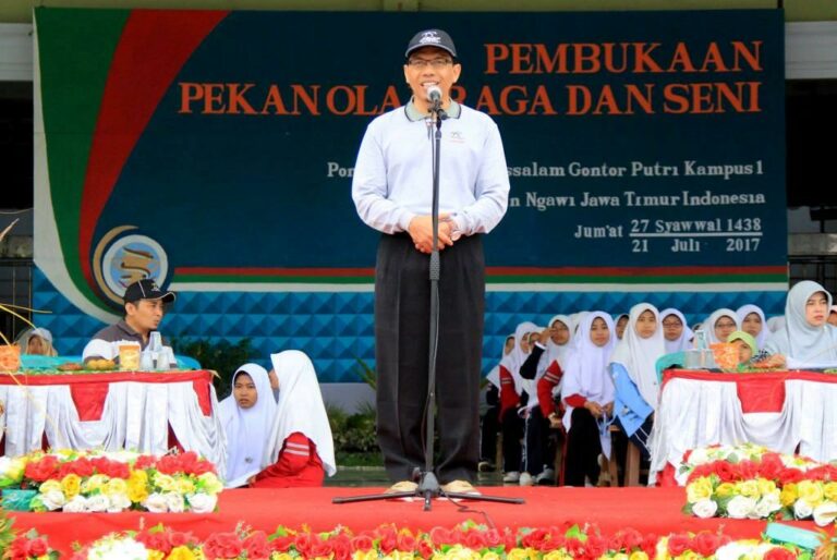 Gontor mendidik santriwati tuk berjiwa kompetitif dan kompetensi; Pekan Olahraga dan Seni