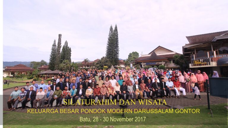 Tanamkan Nilai-nilai Kebersamaan, PM. Gontor Adakan Silaturahmi dan Wisata Keluarga di Batu, Malang