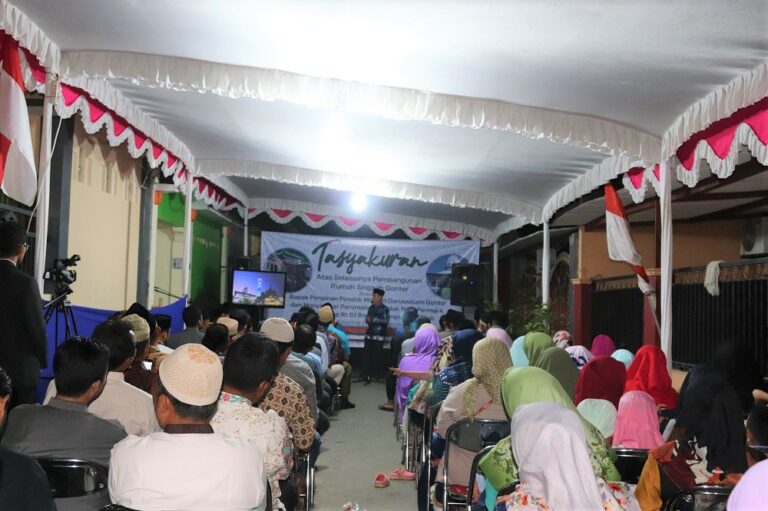 Menempati Rumah Singgah Gontor, Pimpinan PMDG Adakan Tasyakuran