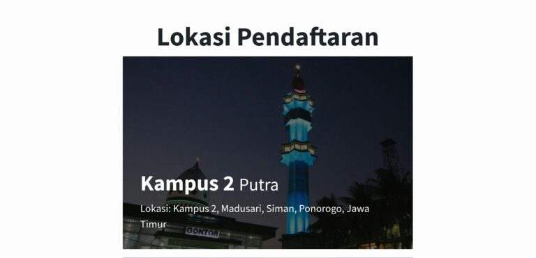 Masa Tenang ‘Idul Fitri 1441H Pendaftaran Calon pelajar Ditutup Sementara