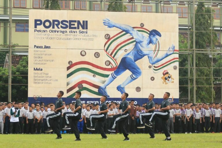 Porseni, Tumbuhkan Jiwa Sportivitas Santri