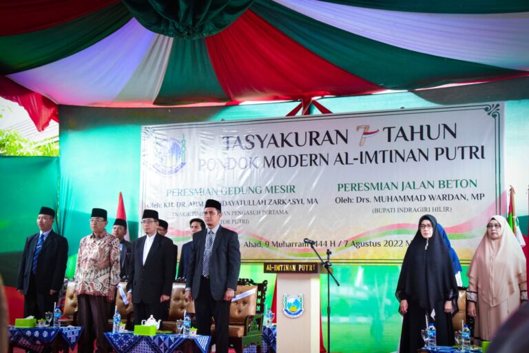 Bersyukur! Gontor Putri 7 Menghadiri Perayaan 7 Tahun Pondok Al Imtinan Putri Tembilahan.
