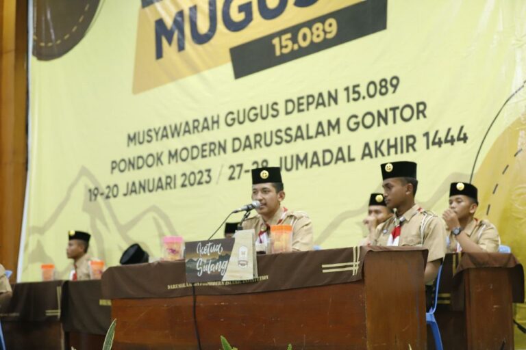 Musyawarah Gugus Depan Ajarkan Ambalan Cara Berorganisasi