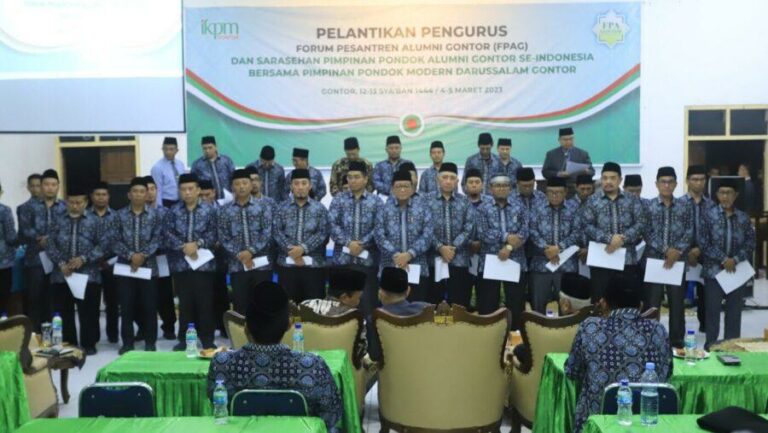 Gelar Rakernas dan Pelantikan Pengurus, FPAG Targetkan 1000 Anggota untuk 100 Tahun Gontor