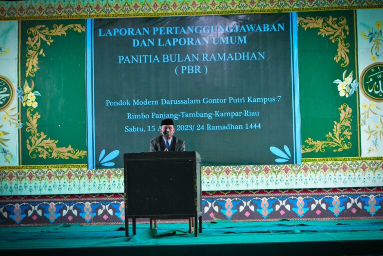 Laporkan Tugas Panitia Ramadhan,  PBS Dilantik
