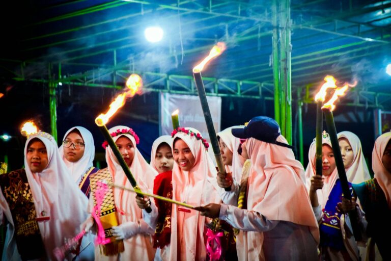 Raut Wajah Ceria Kumandangkan Takbir Sambut Hari Ied Fitri.