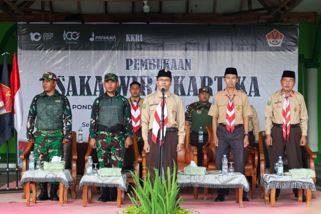 Saka Wira Kartika Gontor 12 Latih 42 Santri Jadi Patriot Berkarakter