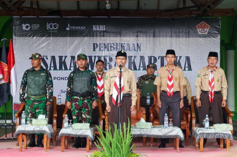 Saka Wira Kartika Gontor 12 Latih 42 Santri Jadi Patriot Berkarakter