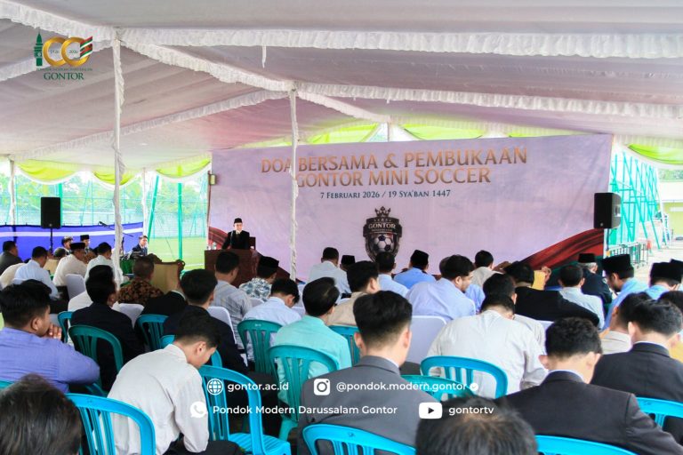 Berdayakan Aset Wakaf, Gontor Dirikan Lapangan Mini Soccer
